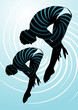 Image : Synchronized diving