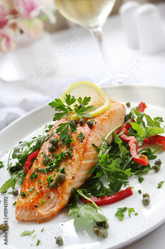 Photo: Salmon Dinner Salmon Dinner