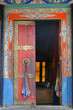 Ladakh - Tiksey - porte décorée Ladakh - Tiksey - porte décorée
