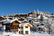village sous la neige village sous la neige