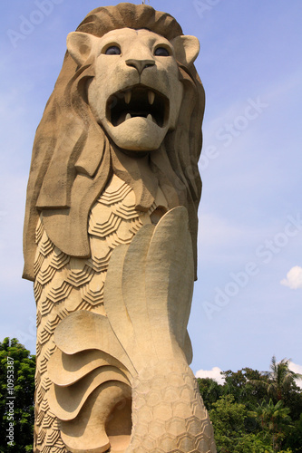 Photo: Merlion - Insel Sentosa, Singapur Merlion - Insel Sentosa, Singapur