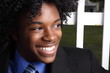 Photo: African American teen smiling African American teen smiling