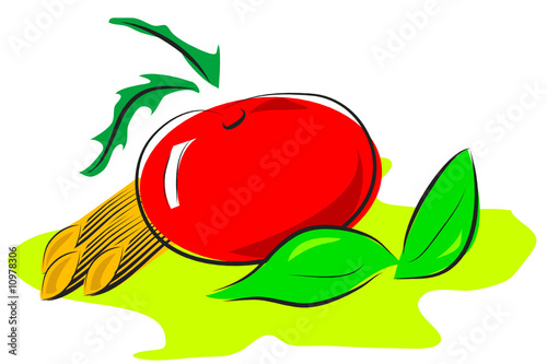 Italian food illustration Italian food illustration