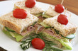 Tasty club sandwich on wholewheat bread Tasty club sandwich on wholewheat bread