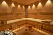 Empty finnish sauna