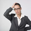 disappointed businesswoman