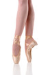 Ballerina's feet Dancing on Pointe