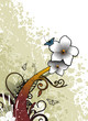 Flower vector composition