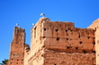 Cigognes au Palais Badi, Marrakech