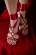 Woman's feet in sexy shoes