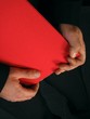 Diploma and hands