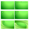 set of high quality green/nature themed business cards set of high quality green/nature themed business cards
