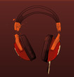 Vector: headphones headphones