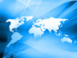world map technology style world map technology style