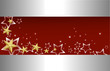 golden stars on metal background
