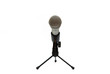 Microphone isolated / Isoliertes Mikrofon von vorne