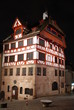 Albrecht Dürer Haus Nürnberg bei Nacht