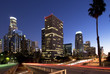 Foto: Los Angeles during rush hour at sunset Los Angeles during rush hour at sunset