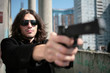 Фото со стока - grapher is shooting an interior of the bridge.