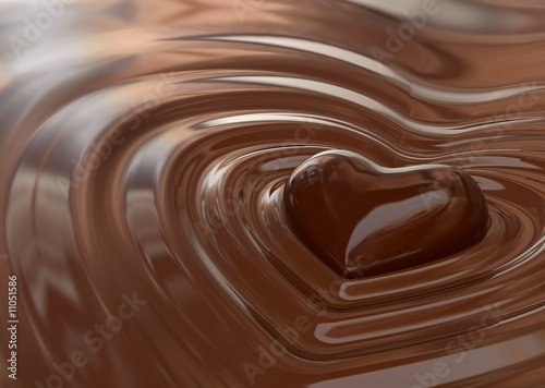 Illustration: Cuore di cioccolato Cuore di cioccolato