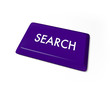 Search Key - Isolated on White