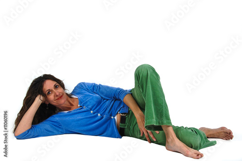 Photo: Attractive middle-aged woman. Attractive middle-aged woman.