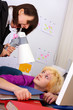 Foto: Office. Boss is screaming on workers. Don't sleep! Office. Boss is screaming on workers. Don't sleep!