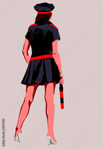 Illustration: Traffic warder Traffic warder