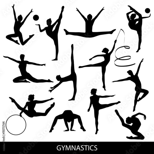 Artistic Gymnastics on Artistic Gymnastics Silhouette