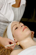 Beautician at work