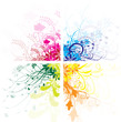 4 floral couleurs