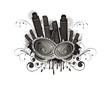 Music vector composition Music vector composition