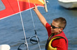 Photo: enfant tendant la voile enfant tendant la voile