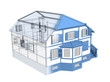 3d sketch of a house 3d sketch of a house