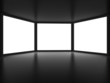 View from inside of dark room View from inside of dark room