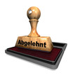 stempel abgelehnt