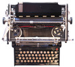 A 1900's typewriter - Wide view
