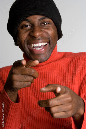 Photo: Laughing Winter Man Laughing Winter Man