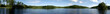 Lake and woods with path