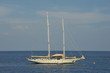 white boat