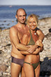 couple in love at the summer vacation