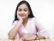 portrait of an asian teenage girl