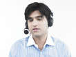 Photo: handsome asian male call centre executive of indian origin handsome asian male call centre executive of indian origin