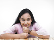 portrait of an asian teenage girl