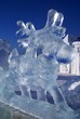 Ice sculpture of a deer Ice sculpture of a deer