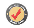 Illustration: 100% Geld zurück fett 100% Geld zurück fett