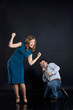 Young Couple Playing And Dancing