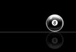 Number 8 pool ball