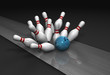 Bowling Strike Pins Bowling Strike Pins
