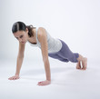 woman doing abdominal exercises